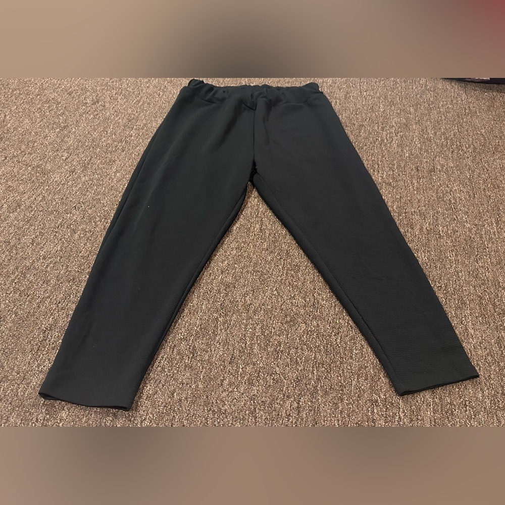 SHEIN Curve - Black Wide Leg Dress PANTS - Lightweight Comfy - Womens Size 1XL